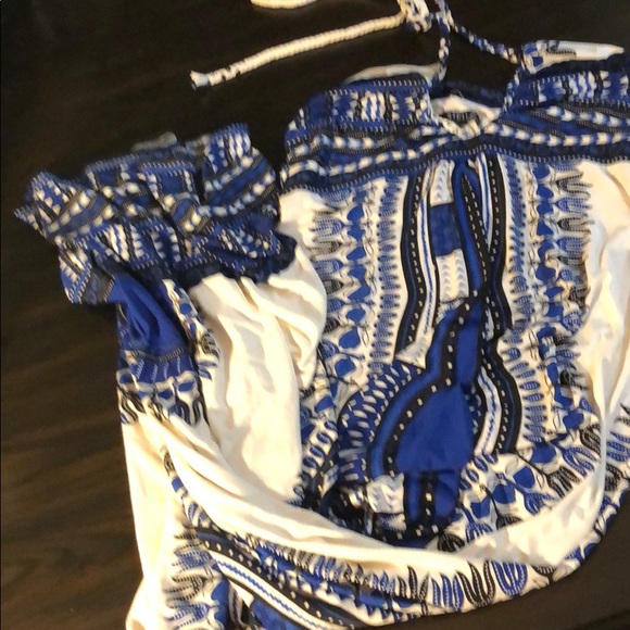 Stella Morgan Long tie neck v neck dress Size 12 - Picture 2 of 4